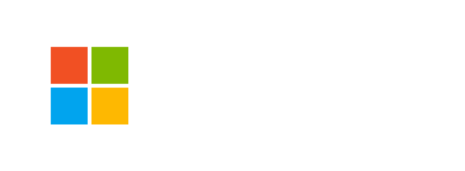 Microsoft logo in several colors